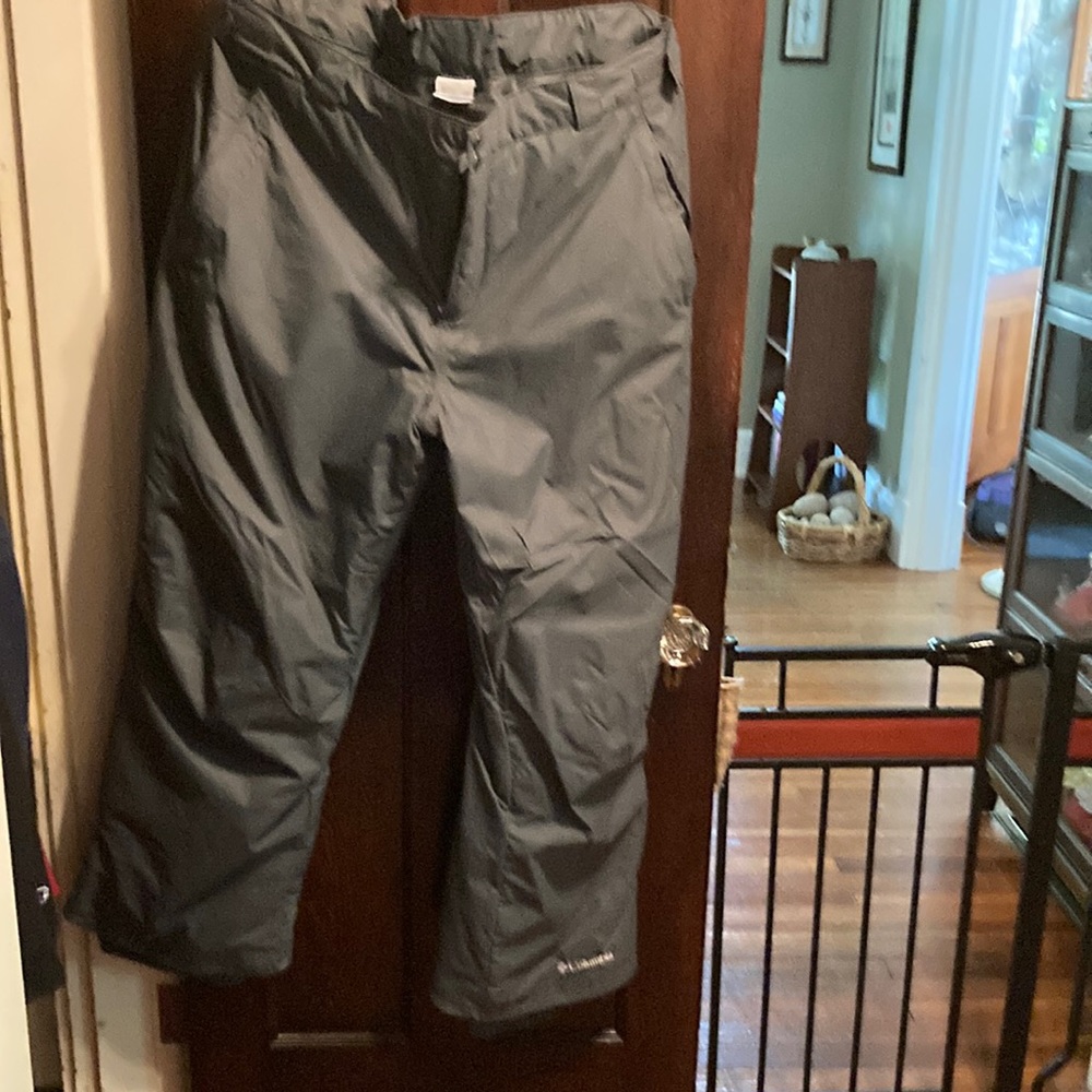 Columbia ski pants, gray, 3X